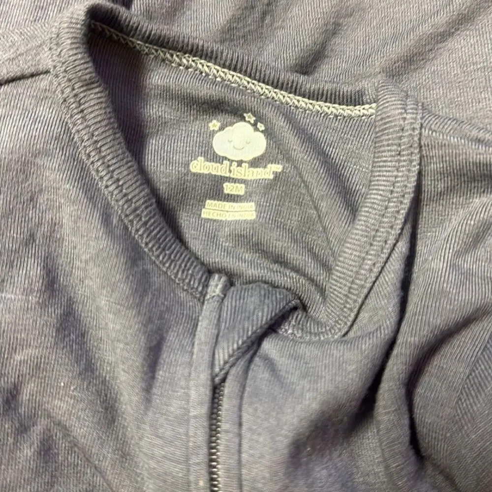 Cloud Island Boys Sleepers‎ Pajamas Footies 6-9 Months Blue NEW